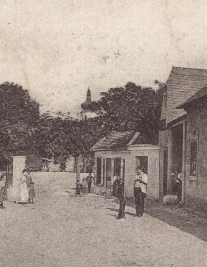 Die Bahnstrasse um 1900